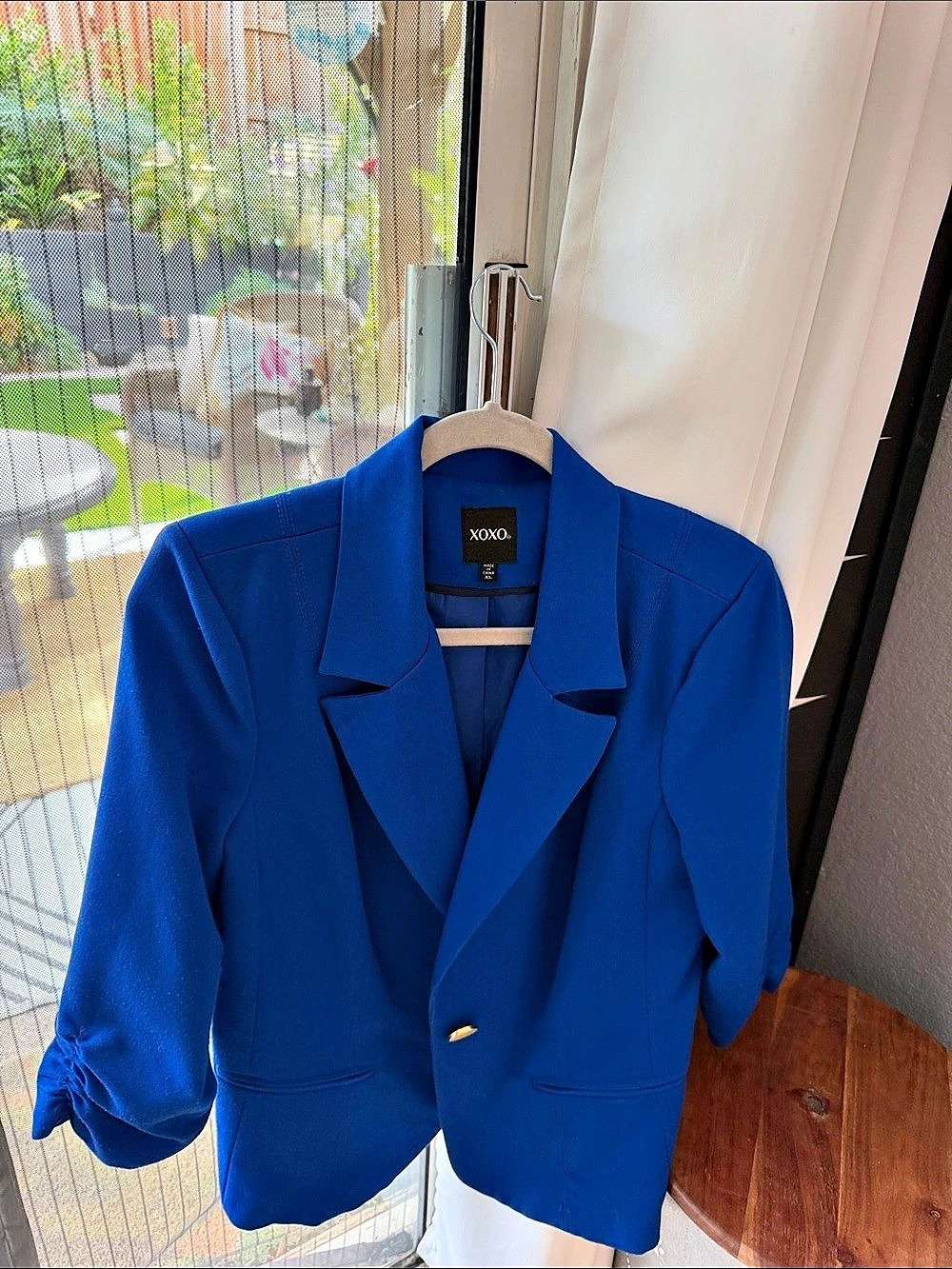 XOXO Blue Blazer Size XL Like New